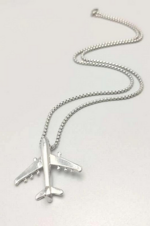 Airplane Necklace for Men - Amelia Aviation